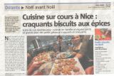 Actualité CUISINE SUR COURS, COURS DE CUISINE, Nice Borriglione